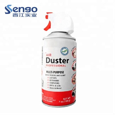 China OEM best 400ML Dust Off Compressed air duster