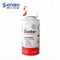 China OEM best 400ML Dust Off Compressed air duster